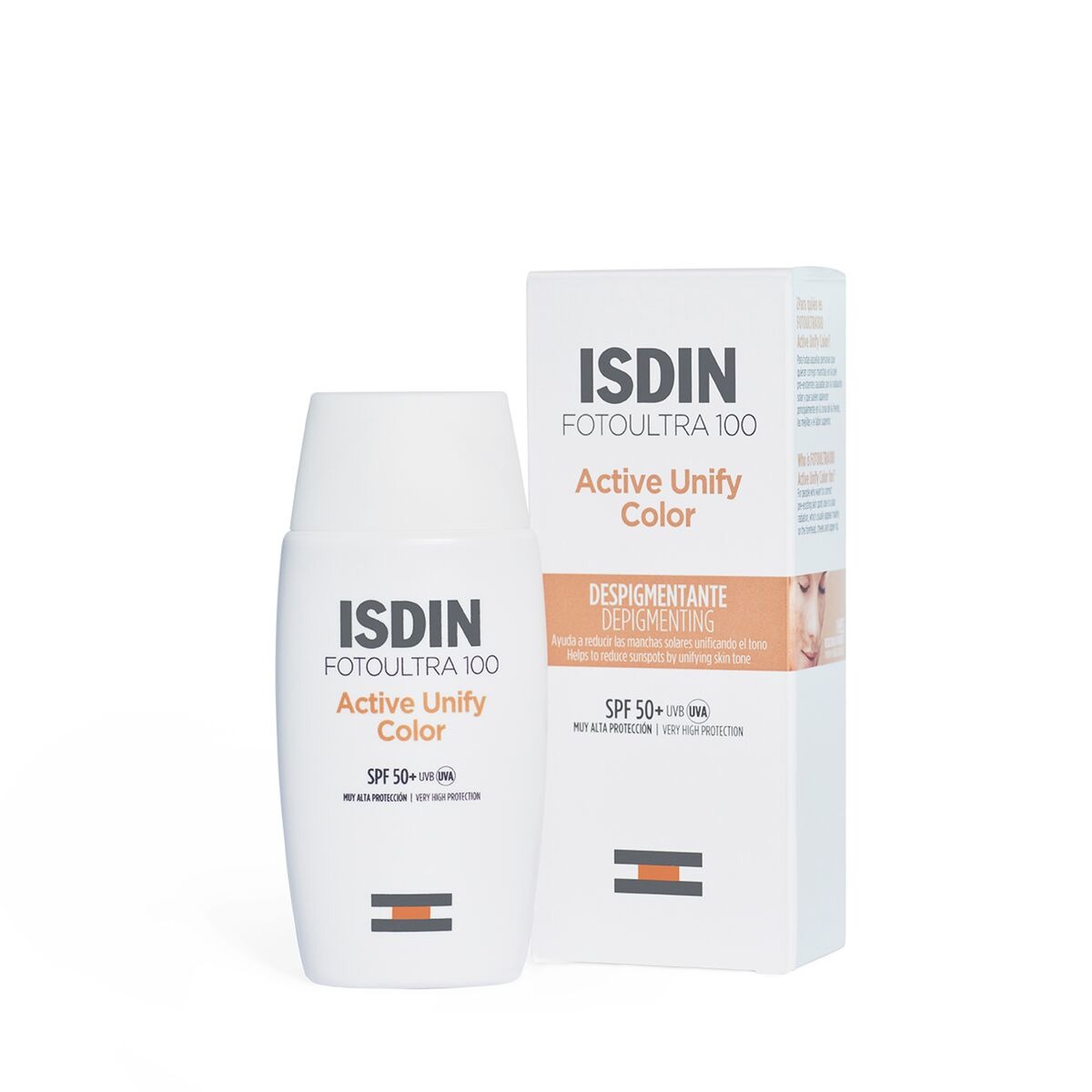 FotoUltra 100 ISDIN Active Unify COLOR Fusion Fluid SPF50+ 50mL - Imagen 3