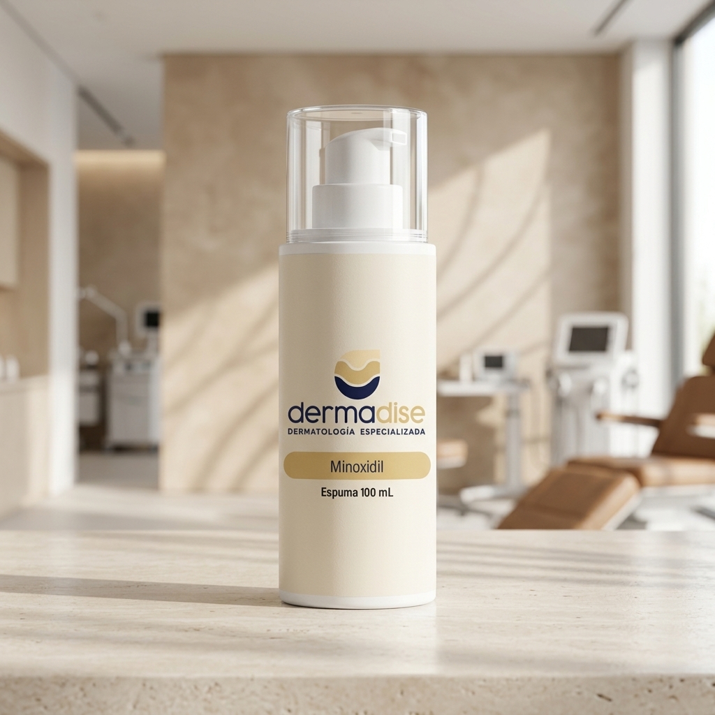Espuma capilar solo Minoxidil 5% DERMADISE frasco de 100ml - Imagen 2